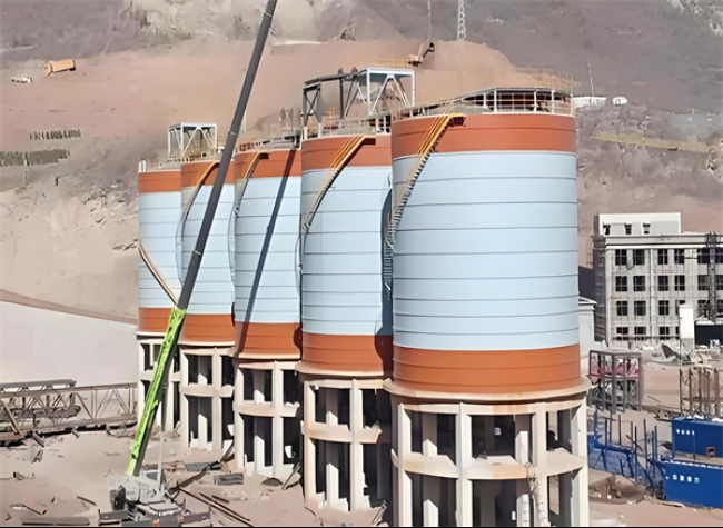 鲁甸高架钢板仓